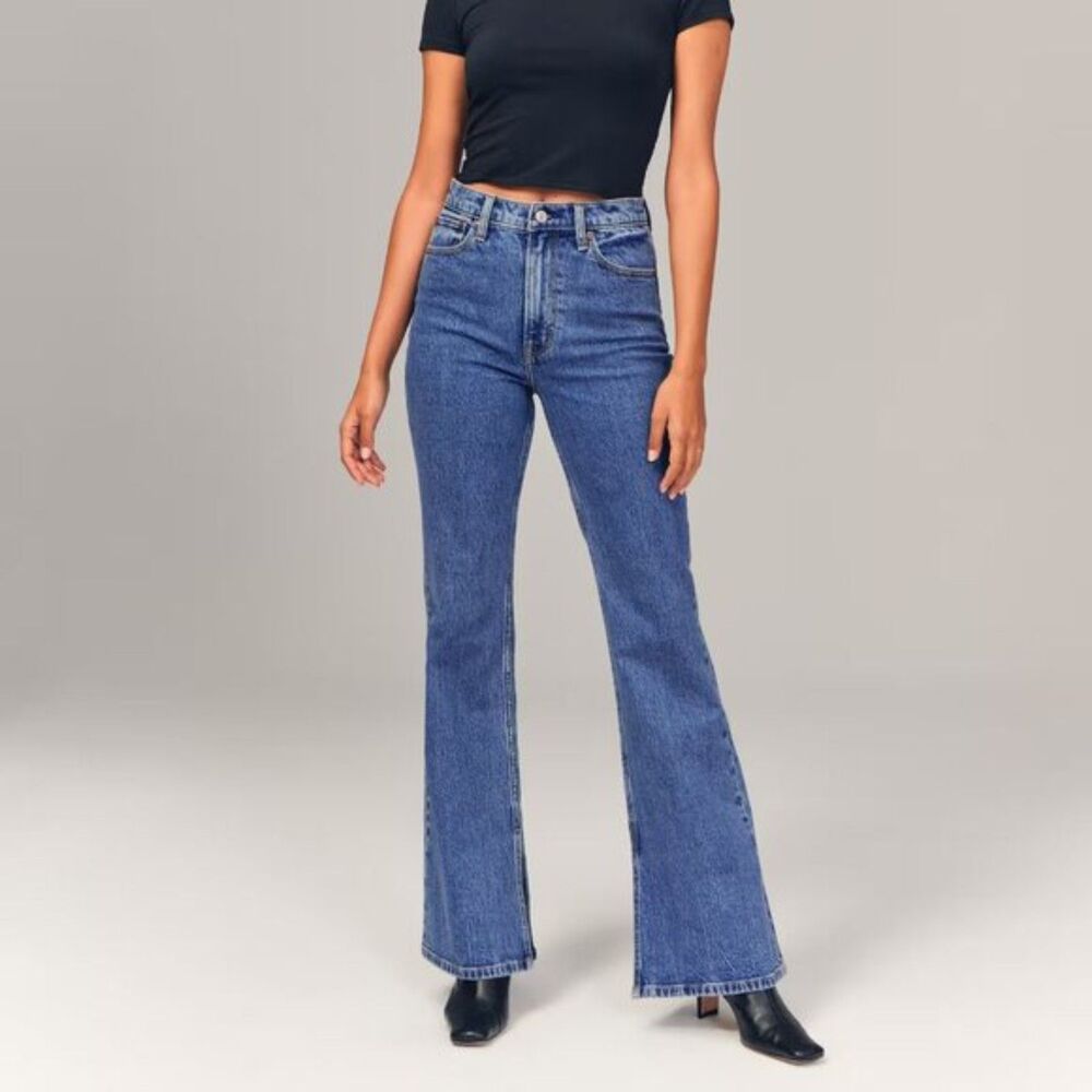 Abercrombie & Fitch The Vintage Flare Jeans High Rise Size 29